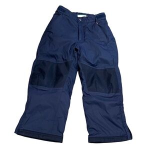 L.L.Bean navy blue cold buster snow pants reinforced knees size 5-6